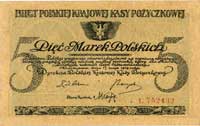 5 marek polskich 17.05.1919, seria L, Miłczak 20a, Lucow 329 (R3)
