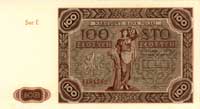 100 złotych 15.07.1947, seria E, Miłczak 131a, lekko odmienny kolor druku