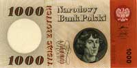 1000 złotych 24.05.1962, seria A 0000000, z naklejonym czerwonym nadrukiem TYSIĄC ZŁOTYCH, Miłczak..