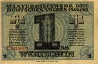 1 marka 1942/1943, pomoc zimowa dla ludności niemieckiej, seria L