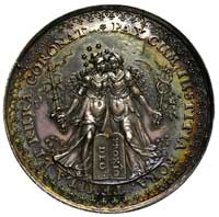 rozejm w Sztumskiej Wsi - medal autorstwa Sebastiana Dadlera i Jana Höhna sen. 1635 r., Aw: Dwie a..