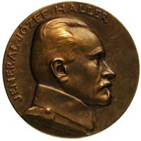 medal poświęcony Józefowi Hallerowi, autorstwa A