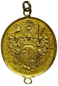 Ludwik Legnicki 1653-1663, medal owalny autorstwa Johanna Buchheima, Aw: Popiersie, poniżej sygnat..