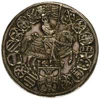 talar 1603, Hall, Aw: Stojący Wielki Mistrz i napis wokoło, Rw: Rycerz na koniu, wokoło zakonne ta..