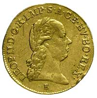 dukat 1791 / E, Karlsburg, Fr. 449, złoto 3.46 g, na awersie drobne rysy