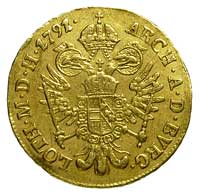 dukat 1791 / E, Karlsburg, Fr. 449, złoto 3.46 g, na awersie drobne rysy