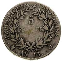 5 franków AN 13 Q (1804-1805), Perpignan, Gadoury 580