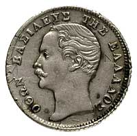 Otto 1831-1863, 1/4 drachmy 1855, K.M. 33, bardz