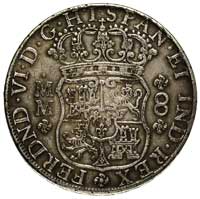 Ferdynand VI 1746-1760, 8 reali 1756, Meksyk, Cayon 10615