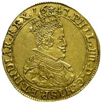 Filip IV 1621-1665, podwójny suweren d’or 1647, Bruksela, Delmonte 559 Fr. 106, złoto 10.99 g, lek..