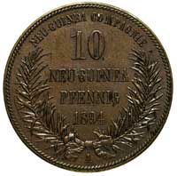 10 fenigów 1894 A, Berlin, J. 703, dobrze zachowany egzemplarz z ładną patyną