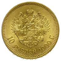 10 rubli 1900, Petersburg, Bitkin 7, Kazakow 202, Fr. 179, złoto 8.60 g