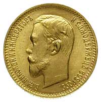 5 rubli 1904, Petersburg, Bitkin 31, Kazakow 282, Fr. 180, złoto 4.30 g