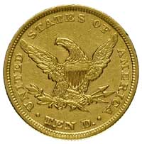 10 dolarów 1853, Filadelfia, Fr. 155, złoto 16.6
