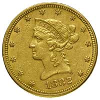 10 dolarów 1882 / O, Nowy Orlean, Fr. 159, złoto 16.67 g, nakład 10.820 sztuk