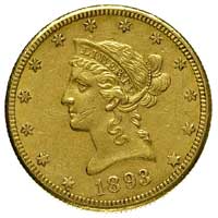 10 dolarów 1893 / O, Nowy Orlean, Fr. 159, złoto 16.69 g, nakład 17.000 sztuk
