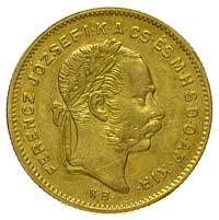10 franków = 4 forinty 1877 K - B, Krzemnica, Fr. 246, złoto 3.23 g