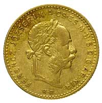 10 franków = 4 forinty 1887 K - B, Krzemnica, Fr