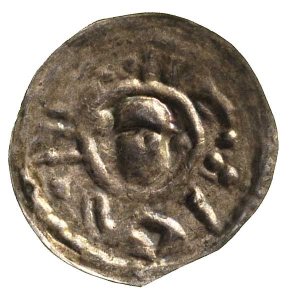 Henryk I Brodaty 1201-1238 lub Henryk II Pobożny 1238-1241, brakteat typu ratajskiego