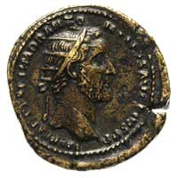 Antoninus Pius 138-161, dupondius, Aw: Popiersie w diademie w prawo, Rw: Annona na wprost z głową ..
