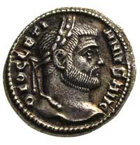Dioklecjan 284-305, argenteus, Aw: Popiersie w wieńcu w prawo i napis DIOCLETIANVS AVG, Rw: Diokle..