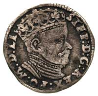 zestaw monet trojak 1580, Wilno (rzadka odmiana z cyfrą III w kartuszu pod popiersiem -Ivanauskas ..