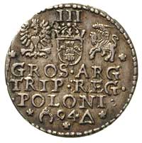 trojak 1594, Malbork, rzadsza odmiana z otwartym pierścieniem