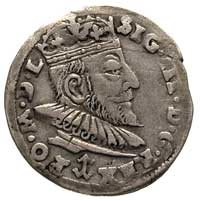 zestaw monet trojak 1590, Wilno (herb Chalecki pod popiersiem -Ivanauskas 1053:207, T. 2), 1590, W..