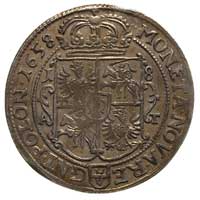 ort 1658, Poznań, T. 3, typ monety niezmiernie rzadko spotykany w tak dobrym stanie zachowania, pi..