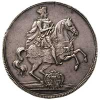 talar wikariacki 1711, Drezno, Aw: Dwa stoły i insygnia, Rw: Król na koniu, 29.08 g, Schnee 1011, ..