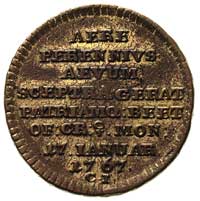 trojak historyczny 1767, Kraków, 11.66 g, Plage 460, H-Cz. 3083 R3, rzadki, stare złocenie