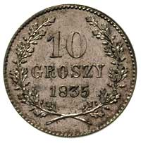 10 groszy 1835, Wiedeń, Plage 295, ładnie zachowane