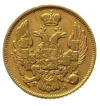 3 ruble = 20 złotych 1835, Petersburg, Plage 301, Bitkin 1076 R, Fr. 111, złoto 3.91 g