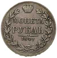 rubel 1847, Warszawa, ogon orła wachlarzowaty, Plage 438, Bitkin 426