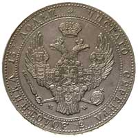 3/4 rubla = 5 złotych 1840, Warszawa, Plage 365, Bitkin 1146, rysy w tle