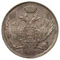 30 kopiejek = 2 złote 1838, Warszawa, dół ogona 