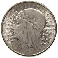 10 złotych 1932, Anglia, Głowa Kobiety, Parchimowicz 120 b, piękny egzemplarz