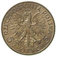 5 złotych 1933, Warszawa, Głowa Kobiety, Parchimowicz 116 c