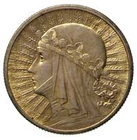 2 złote 1933, Warszawa, Głowa Kobiety, Parchimowicz 110.b, bardzo ładny egzemplarz, złocista patyna