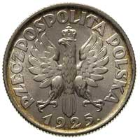 1 złoty 1925, Londyn, Parchimowicz 107 b, egzemplarz gabinetowy, delikatna patyna