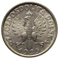 1 złoty 1925, Londyn, Parchimowicz 107 b, wyszukany, wyśmienity egzemplarz