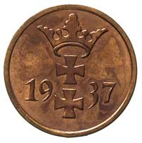 1 fenig 1937, Berlin, Parchimowicz 53 e, piękny, polakierowany