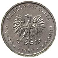 10 złotych 1985, Warszawa, aluminium 2.13 g, moneta wybita na krążku 1 złotówki, Parchimowicz -