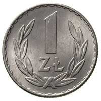 1 złoty 1949, Warszawa, aluminium, Parchimowicz 212 b, wyśmienity egzemplarz
