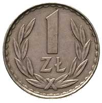 1 złoty 1977, Warszawa, miedzionikiel 7.69 g, moneta wybita na krążku 10 złotówki, Parchimowicz -