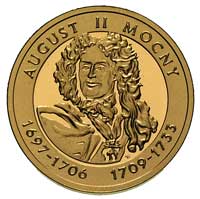 100 złotych 2005, Warszawa, August II Mocny, złoto 8.01 g, Parchimowicz 977, stempel lustrzany, w ..