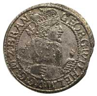 ort 1624, Królewiec, krzyżyk kończy napis na rewersie, Neumann 10.101, moneta z krawędzi blachy