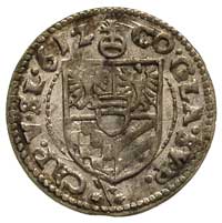 Karol II 1587-1617, 3 krajcary 1612, Oleśnica, FuS 2171, bardzo ładny egzemplarz
