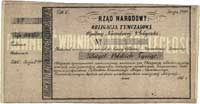 obligacja tymczasowa na 1.000 złotych 1863 (blanco), Moczydłowski S.6, Lucow 212 R3