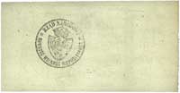 obligacja tymczasowa na 5.000 złotych 1863, Mocz